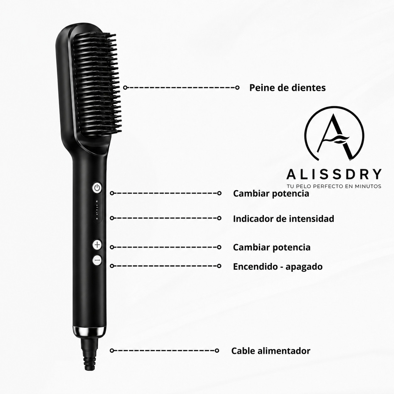 AlissDry | Cepillo Inteligente 3 en 1